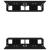 Comode TV, 4 buc., negru, 80x30x30 cm, lemn compozit GartenMobel Dekor