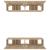 Comode TV, 4 buc., stejar sonoma, 80x30x30 cm, lemn prelucrat GartenMobel Dekor