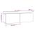 Dulapuri TV de perete, 4 buc, alb, 100x30x30 cm GartenMobel Dekor