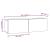 Dulapuri TV de perete, 4 buc, gri beton, 100x30x30 cm GartenMobel Dekor