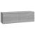 Dulapuri TV de perete, 4 buc, gri sonoma, 100x30x30 cm GartenMobel Dekor