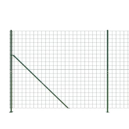 Gard plasă de sârmă cu bordură, verde, 2,2x10 m GartenMobel Dekor