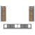 Set dulapuri TV, 4 piese, gri sonoma, lemn prelucrat GartenMobel Dekor