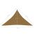 Pânză parasolar, gri taupe, 3,5x3,5x4,9 m, HDPE, 160 g/m² GartenMobel Dekor
