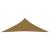 Pânză parasolar, gri taupe, 3,5x3,5x4,9 m, HDPE, 160 g/m² GartenMobel Dekor
