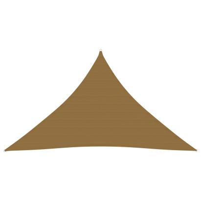 Pânză parasolar, gri taupe, 3,5x3,5x4,9 m, HDPE, 160 g/m² GartenMobel Dekor