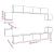 Set dulap TV, 8 piese, gri sonoma, lemn prelucrat GartenMobel Dekor
