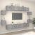 Set dulap TV, 8 piese, gri sonoma, lemn prelucrat GartenMobel Dekor