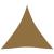 Pânză parasolar, gri taupe, 4,5x4,5x4,5 m, HDPE, 160 g/m² GartenMobel Dekor