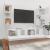 Set dulap TV, 6 piese, alb, lemn prelucrat GartenMobel Dekor