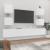 Set dulap TV, 6 piese, alb, lemn prelucrat GartenMobel Dekor
