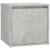 Set de mobilier pentru hol, gri beton, lemn prelucrat GartenMobel Dekor