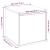 Set de mobilier pentru hol, gri beton, lemn prelucrat GartenMobel Dekor