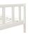 Cadru de pat Small Single 2FT6, alb, 75x190 cm, lemn masiv GartenMobel Dekor