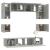 Set dulap TV, 8 piese, gri beton, lemn prelucrat GartenMobel Dekor
