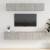 Set dulap TV, 5 piese, gri beton, lemn prelucrat GartenMobel Dekor