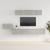 Set dulap TV, 5 piese, gri beton, lemn prelucrat GartenMobel Dekor