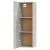 Set dulap TV, 5 piese, gri beton, lemn prelucrat GartenMobel Dekor