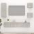 Set dulap TV, 5 piese, gri beton, lemn prelucrat GartenMobel Dekor