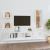 Set dulap TV, 5 piese, alb, lemn prelucrat GartenMobel Dekor