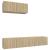 Set dulap TV, 3 piese, stejar sonoma, lemn prelucrat GartenMobel Dekor