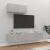 Set dulapuri TV, 3 piese, gri beton, lemn prelucrat GartenMobel Dekor