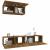 Set dulapuri TV, 3 piese, stejar fumuriu, lemn prelucrat GartenMobel Dekor
