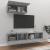 Set dulap TV, 3 piese, gri sonoma, lemn prelucrat GartenMobel Dekor