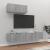 Set dulap TV, 3 piese, gri sonoma, lemn prelucrat GartenMobel Dekor