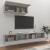 Set dulapuri TV, 3 piese, gri beton, lemn prelucrat GartenMobel Dekor