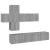 Set comode TV, 7 piese, gri sonoma, lemn compozit GartenMobel Dekor