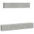 Set dulap TV, 4 piese, gri beton, lemn prelucrat GartenMobel Dekor
