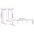 Set dulap TV, 4 piese, alb, lemn prelucrat GartenMobel Dekor