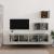 Set dulap TV, 4 piese, gri beton, lemn prelucrat GartenMobel Dekor