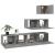 Set dulapuri TV, 4 piese, gri sonoma, lemn prelucrat GartenMobel Dekor