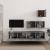 Set dulapuri TV, 4 piese, gri sonoma, lemn prelucrat GartenMobel Dekor