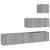 Set dulapuri TV, 4 piese, gri sonoma, lemn prelucrat GartenMobel Dekor