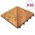 Plăci pardoseală, 30 buc., maro, 30x30 cm, lemn masiv de acacia GartenMobel Dekor