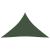 Pânză parasolar, verde închis, 3,5x3,5x4,9 m, HDPE, 160 g/m² GartenMobel Dekor