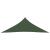 Pânză parasolar, verde închis, 4x4x4 m, HDPE, 160 g/m² GartenMobel Dekor