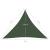 Pânză parasolar, verde închis, 4x4x4 m, HDPE, 160 g/m² GartenMobel Dekor
