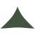 Pânză parasolar, verde închis, 4x4x4 m, HDPE, 160 g/m² GartenMobel Dekor