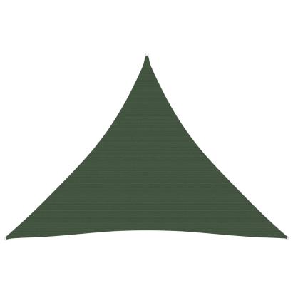 Pânză parasolar, verde închis, 4x4x4 m, HDPE, 160 g/m² GartenMobel Dekor