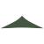 Pânză parasolar, verde închis, 4x4x5,8 m, HDPE, 160 g/m² GartenMobel Dekor