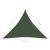 Pânză parasolar, verde închis, 4,5x4,5x4,5 m, HDPE, 160 g/m² GartenMobel Dekor