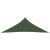 Pânză parasolar, verde închis, 4,5x4,5x4,5 m, HDPE, 160 g/m² GartenMobel Dekor