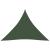 Pânză parasolar, verde închis, 4,5x4,5x4,5 m, HDPE, 160 g/m² GartenMobel Dekor