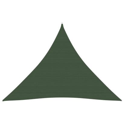 Pânză parasolar, verde închis, 4,5x4,5x4,5 m, HDPE, 160 g/m² GartenMobel Dekor