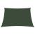 Pânză parasolar, verde închis, 3/4x3 m, HDPE, 160 g/m² GartenMobel Dekor