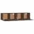 Dulapuri TV de perete 2 buc. stejar maro 60x36,5x35 cm lemn GartenMobel Dekor
